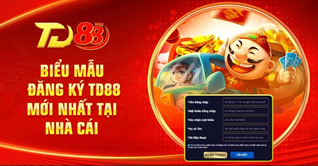 Biểu mẫu đăng ký TD88 mới nhất tại nhà cái
